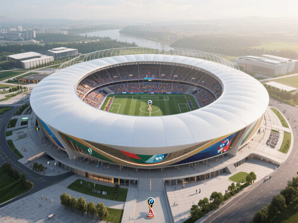 世界杯决赛场馆全面竣工,迎接全球盛会 世界杯决赛场馆全面竣工,迎接全球盛会